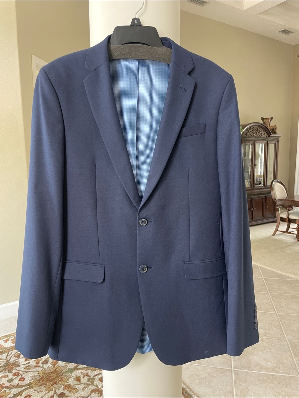 Egara suit skinny fit, blue